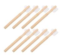 UPKOCH 8pcs Denture Brush: Dual Headed Angled Firm Nylon Denture Toothbrush for Cleaning False Teeth - Brace Mouth Guards Cleaning Supplies