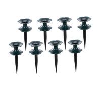 UPKOCH 8pcs Garden Hose Guide Rollers Lightweight Plastic Water Pipe Protectors for Lawn and Flower Beds Prevent Tangling and Kinking Durable Hose Guide Stakes for Efficient Outdoor