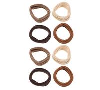 UPKOCH 8pcs High Elasticity Polyester Hair Bands for Women, Soft No Damage Hair Ties with Quick Emergency Hairstyle Fix, Suitable for Studying and Matching Outfits, Set Random Color