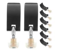 UPKOCH 8pcs Lightweight Nylon Trekking Pole External Lock Clips with Screws Quick-adjust Hiking Stick Replacement Parts for Walking Sticks Easy Installation Locking Handles