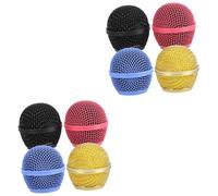 UPKOCH 8pcs Mic Grill Replacement Mesh Microphone Grille for Compatible Various Microphones for Performers and Musicians