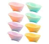 UPKOCH 8pcs Mini Bathtub Ornaments Resin Craft Micro Landscape Decoration Cute Dollhouse Accessories for Garden Cake Car Desktop Miniature Bathroom Model