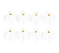 UPKOCH 8pcs Miniature Candy Display Box for Dollhouse Candy Organizer for Photo Props and Mini House Decor and Easy to Clean