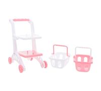 UPKOCH 8pcs Miniature Grocery Cart Dual Design Portable Shopping Trolley for Supermarket Pretend Play Educational Roleplaying and Storage Organizer for Boys