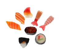 UPKOCH 8pcs Realistic Sushi Onigiri Food Models Small PVC Artificial Food Props for Home Decor Photography Shop Window Displays Lifelike Japanese Rice Ball