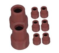 UPKOCH 8pcs Rubber Tips for Hiking Poles Antislip Replacement Feet for Walking Sticks Enhanced Stability Shock Absorbing Design for Seniors Outdoor Activities
