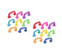 UPKOCH 8Pcs ’S Whisper Phones Telephone Receiver Set, Plastic Pronunciation Correction Phones for Language Development, Assorted Colors for Communication Play