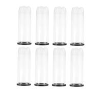 UPKOCH 8pcs Tennis Storage Barrel Tennis Balls Plastic Pickleball Cylinder Clear Ball Cylinder Plastic Container Bottle Can Transparent Pvc