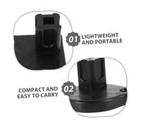 UPKOCH 8pcs Tent Pedestal Tents Awning Canopy Accessories Replacement Bottom Base Plastic Black