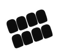 UPKOCH 8Pcs Washable Microphone Covers Handheld Mic Windscreens Sponge Protectors for Performance Fit Wind and Saliva Resistant Easy to Install