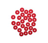 UPKOCH 90pcs Piano Keyboard Felt Gasket Pads for Key Regulation Red Washers Lightweight and Protects Your Guitar Bridge for Jazz Guitar Repairs