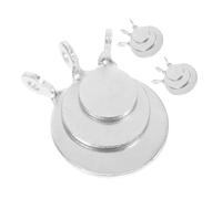 UPKOCH 9Pcs Stainless Steel Training Targets for Shooting Practice Precision Hanging Plates with Convenient Small Metal Targets for Archery and Gun Skill Improvement
