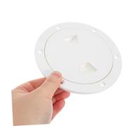 UPKOCH Abs Round Boat Hatch Lid Non-slip Deck Cover for Yacht Inspection Port Rv Kayak Compatible Replacement Accessory