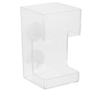 UPKOCH Acrylic Fish Feeder Tube with Suction Cup for Aquarium, Worm and Shrimp Feeding Accessory, Square Sinking Design Prevents Food Drift, Suitable for Fish Tanks