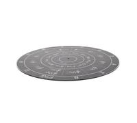 UPKOCH Acrylic Record Player Mat with Circle of Fifths Pattern - Black Anti-static Turntable Platter Mat for Vinyl Slipmat, Dj Accessories for Parties and Music Playback