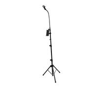 UPKOCH Adjustable Floor Mic Stand with Tripod Base Metal Mic Stand Suitable for Most Microphones for Stage Performance or Wedding Ceremony