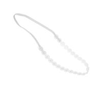 UPKOCH Adjustable Hairband with Ivory Pearl Decoration Lightweight Headband for Comfortable Stretchy Fit From Newborn for Photoshoots and Milestone Celebrations