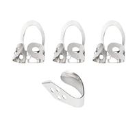 UPKOCH Adjustable Metal Banjo Finger Picks Set Holes 3 Finger Picks and for Guitar Banjo and Ukulele Players Open Design for Acoustic String Instruments