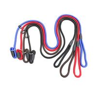 UPKOCH Adjustable Nylon Dog Leash and Collar Coffee Color Training Lead for Pet Dogs Resistant to Biting and Tearing