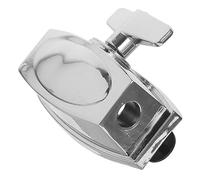UPKOCH Adjustable Tom Drum Leg Base Clamp for Drum Instruments Silver Plated Iron with Strong Durability and Beautiful Appearance Floor Tom Stand Accessory