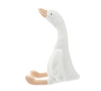 UPKOCH Adorable White Swan Plush Doll Soft Soothing Stuffed Animal for Home Decor and Playtime Premium Fabric with PP Cotton Filling Lovely Gift