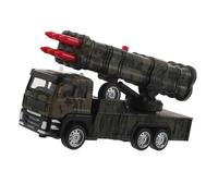 UPKOCH Alloy Military Launcher Truck Pull Back Car Model with Friction Power Realistic Play for Boys Birthday Metal Vehicle