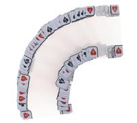 UPKOCH Anti-fraud Transparent Plastic Poker Cards with Matte Finish Deck for Enhanced Handling and for Gaming Sessions and Casual Players