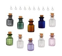 UPKOCH Apothecary Jars with Bottles Lids Mini Alcohol Bottles Perfume Containers
