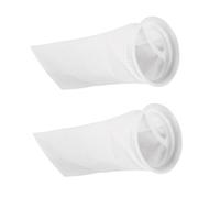 UPKOCH Aquarium Filter Bag 200 Micron 4 Inch Felt Sock 2pcs White Pp Material for Mechanical Filtration Removes Organic Wastes Suitable for Wet/dry Filter Systems and Sumps