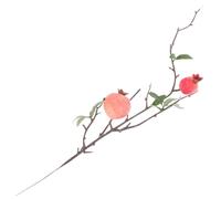 UPKOCH Artificial Pomegranate Branch Stem Realistic for Flower Arrangement Home Decor Holiday Decoration 1 Piece