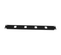 UPKOCH Audio Patch Panel Rack Mount Xlr Ports Hinged Panel for Network Cabinet Audio Equipment Cord Holder Wire Management
