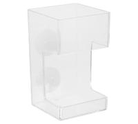 UPKOCH Automatic Fish Tank Feeder with Suction Cup, Acrylic Fixed-point Food Dispenser for Aquarium, Anti-drift Sinking Fish and Shrimp Feeding Tube (square)