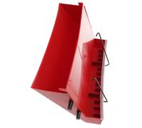 UPKOCH Automatic Quail Feeder Long Food Container with Large Capacity Smooth Surface for Poultry Farming Home and Breeding Use Easy to Clean Red Random Color