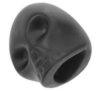 UPKOCH Aztec Black Skull Death Whistle Halloween Decoration Loud Screaming Sound Party Prop for Day Dead Rituals and Spooky Home Ornaments