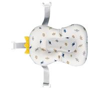 UPKOCH Baby Bath Cushion and Bathtub Seat for Baby Toddler White Floating Support Mat Soft Non-Slip Bathing Pad for Newborns and Infants in Summer Bath