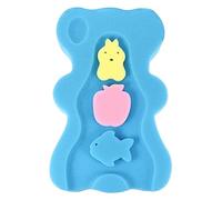 UPKOCH Baby Bath Sponge Cushion Infant Bath Mat Non-Slip Comfy Support Pad Blue Newborn Bathing Mat for Toddlers