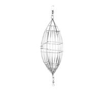 UPKOCH Bait Cage Bait Traps Fishing Trap Fish Trap Fishing Feeder Carp Method Feeder Fishing Basket Fish Bait Trap Carp Bait Baits Fishing Lure Fishing Cage Silver Stainless Steel