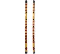UPKOCH Bamboo Flute for Beginner - Traditional Chinese Flute with Chinese Knot Diaphragm, Handmade Wind Instrument for Music Lovers, Wonderful Tone and High Durability
