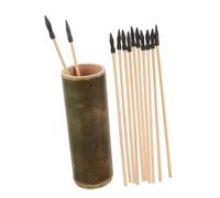 UPKOCH Bamboo Toss Pot Game with Safe Arrows Ancient Arrow Throwing for Family School Party Fun for Indoor Outdoor Activities