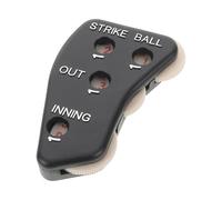 UPKOCH Baseball Umpire Clicker with 4-wheel Score Counter - Handheld Manual Clicker for Strikes, Balls, Outs - Portable Outdoor Sports Scorer and Coaches