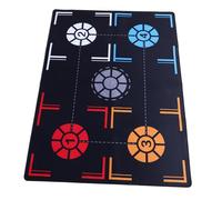 UPKOCH Basketball Training Mat for Footwork Silent Dribble Mat Non-Slip for Indoor Agility Training for Boys and Girls and Adults