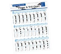 UPKOCH Bass Recorder Chords Finger Chart Fingering Practice Poster for Beginners Clear Printing Clarinet and Flute Chord Reference Music Learning Aid