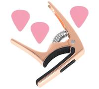 UPKOCH Beginner Guitar Capo for Acoustic Classical Soft Padding Clamp Tuner Guitar Clip Metal Material