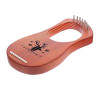 UPKOCH Beginner Harp Lyre Harp Portable Musical Instrument for Boy Girl Musical Instruments Lyre Mid East Delicate Style Strings Hand Held Tone