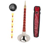 UPKOCH Beginner Suona Instrument Set Wooden Ethnic Wind Instrument Random Accessories Suitable for Children and Adults Includes Suona and Reed
