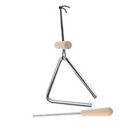 UPKOCH Beginner Triangle Hand Percussion Iron Musical Instrument with Striker for Early Education Rhythm Learning and Family Fun