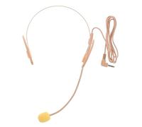 UPKOCH Beige Headset Microphone for Speaking Engagements with Advanced Microphone Technology and Compact Headworn Style, Suitable for Teachers and Tour Guides Using Voice Amplifiers