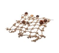 UPKOCH Bird Cage Perch Parrot Climbing Net Cockatiel Plaything Woven Bird Climbing Ladder