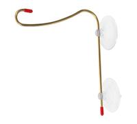 UPKOCH Bird Feeder Hanger Hook Bracket Copper Cup Window Mount for Hanging Hummingbird Feeder Flower Basket Wind Chime Plant