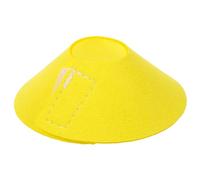 UPKOCH Bird Neck Protective Cone for Parrots, Lightweight Yellow Microfiber Leather Anti-biting Collar Suitable for Budgies and Cockatiels